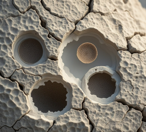 材料中的孔隙和裂縫 材料中的孔隙和裂縫